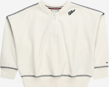 TOMMY HILFIGER Sweatshirt '1985' in Beige: voorkant