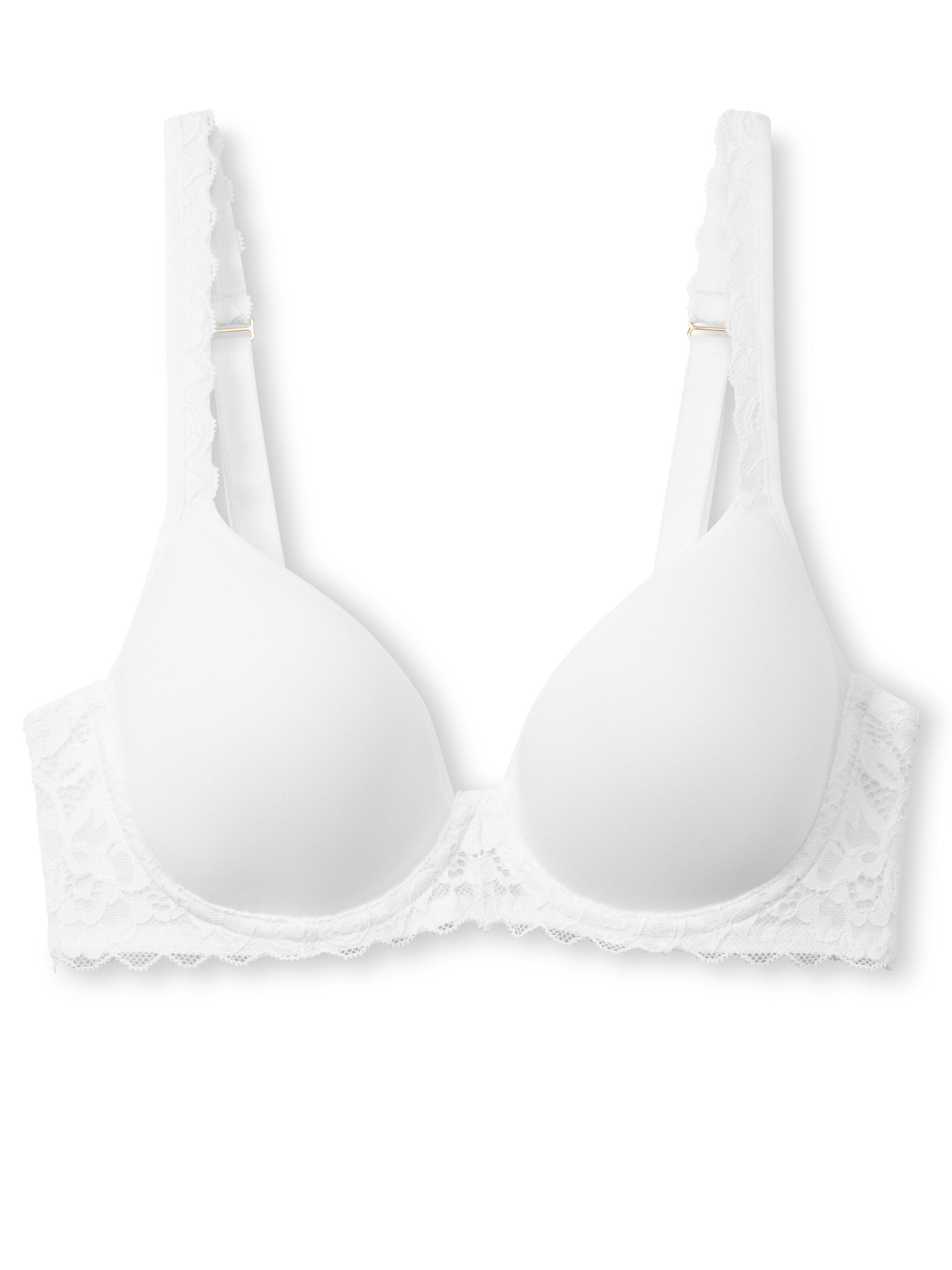 Reggiseno 'Natural Comfort Lace' di CALIDA in bianco: frontale