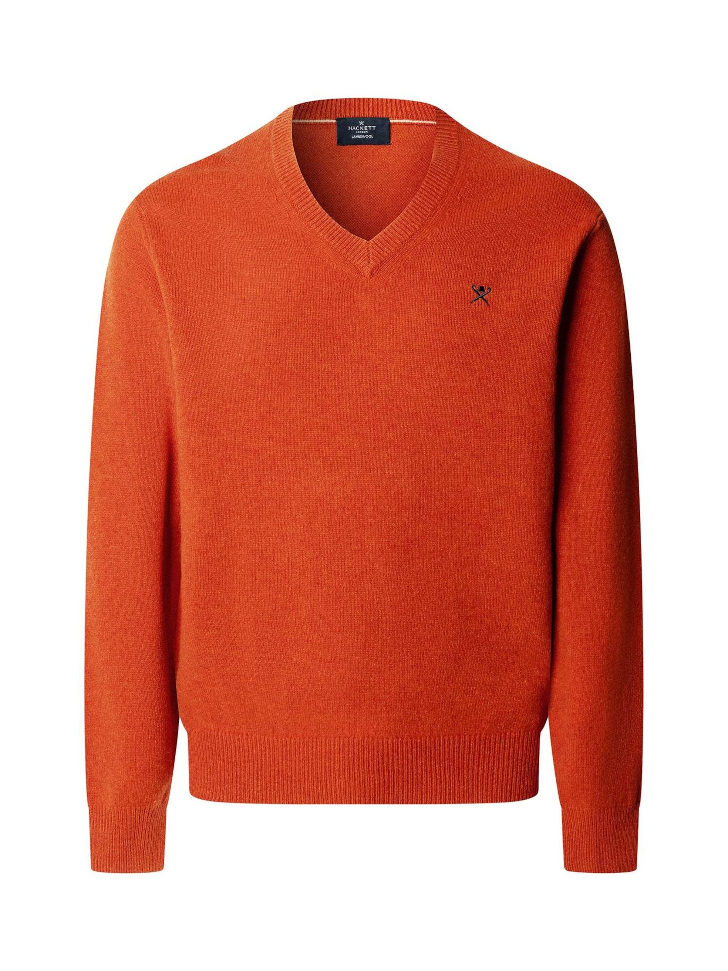 Pullover di Hackett London in arancione: frontale