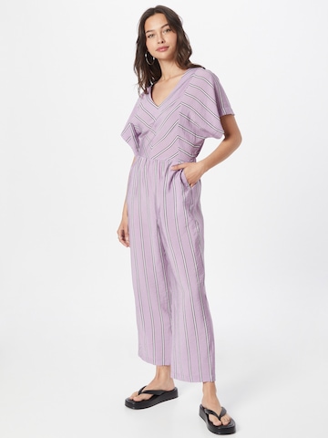 ICHI Jumpsuit 'IHELDA' in Purple: front