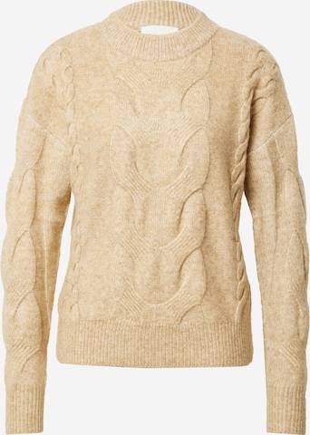 Pull-over Maison 123 en beige : devant