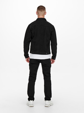 Only & Sons Between-Season Jacket 'Duke' in Black