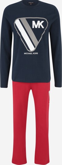 Pijama lungă Michael Kors pe albastru marin / roșu / alb, Vizualizare produs