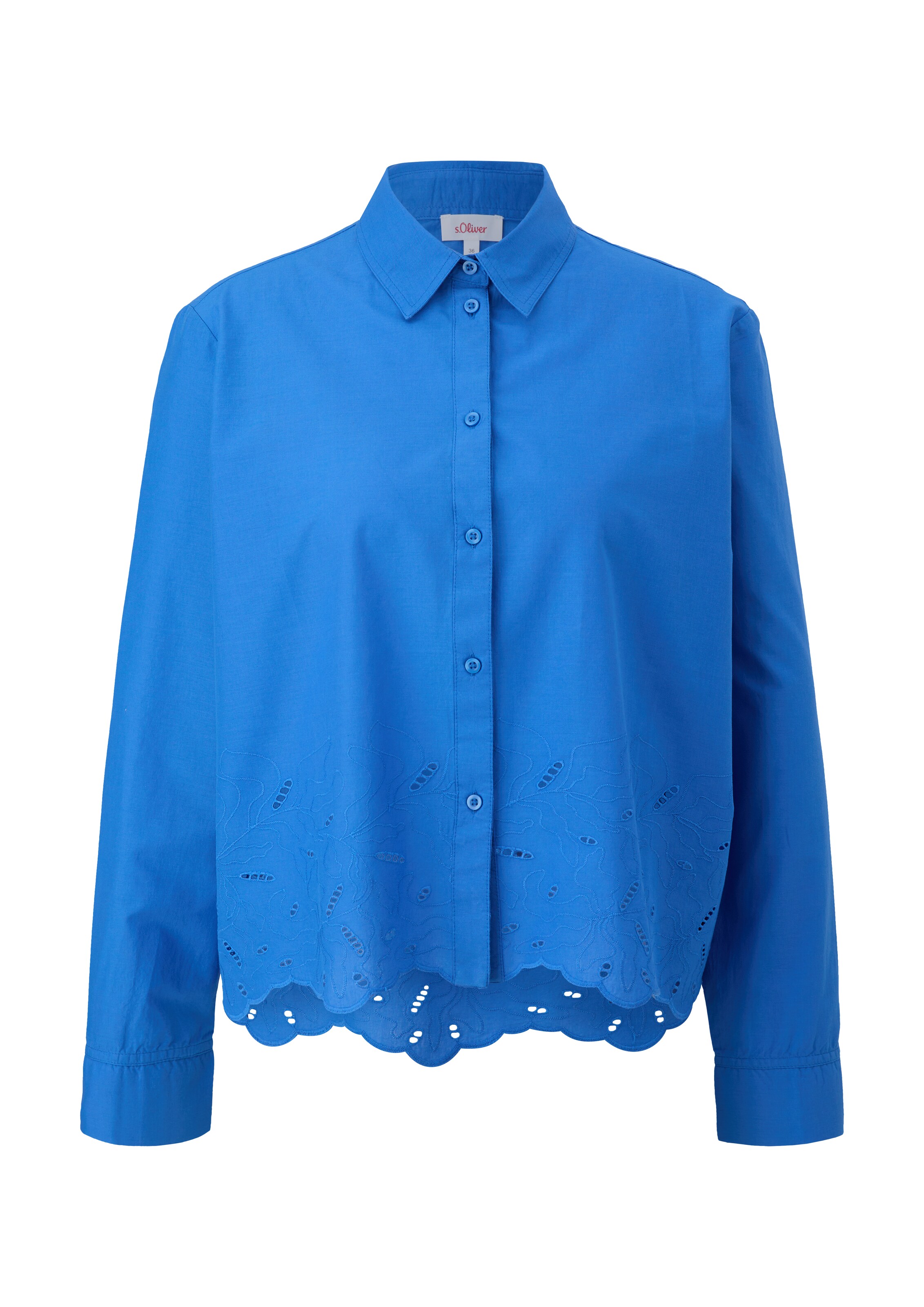 s.Oliver Blouse in Blauw: voorkant