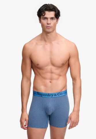 Superdry & Co Boxer shorts in Blue: front