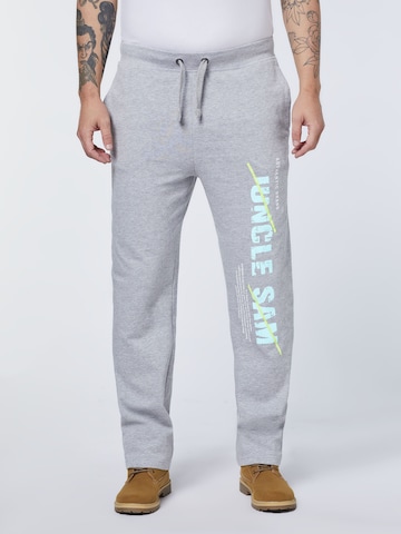 UNCLE SAM Regular Pants in Grey: front