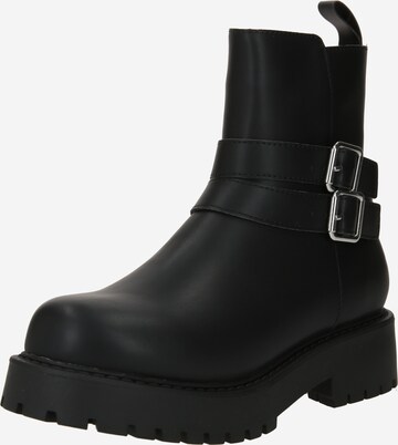 Boots Monki en noir : devant