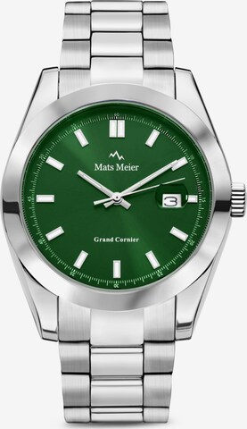 Montre à affichage analogique Mats Meier en vert : devant