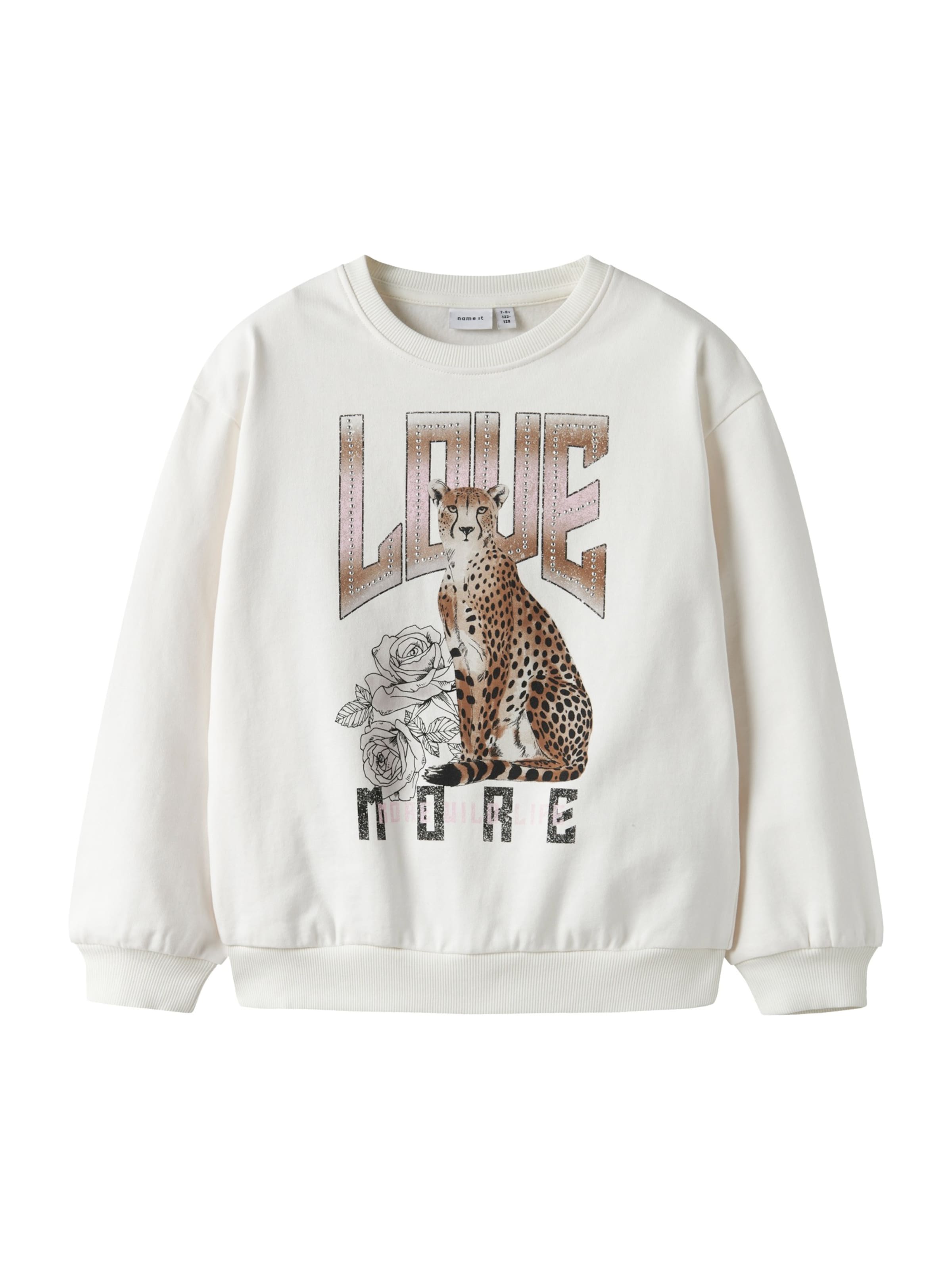 NAME IT - Sudadera 'NKFBEO' en blanco: frente