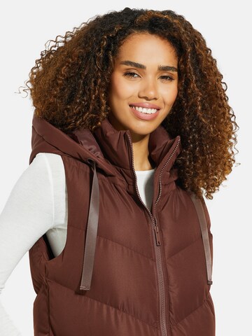 Gilet 'Vamp' Threadbare en marron