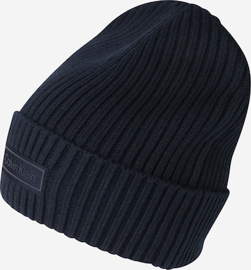 Calvin Klein Шапка в Синий: спереди