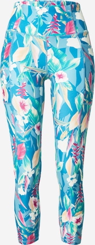 Skinny Pantalon de sport 'ABIGAIL' Marika en bleu : devant