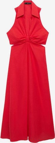 Rochie tip bluză 'Capricor' de la MANGO pe roșu: față