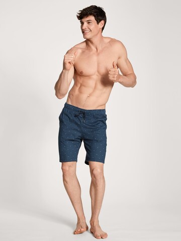 CALIDA Pajama Pants 'Remix Basic Sleep' in Blue