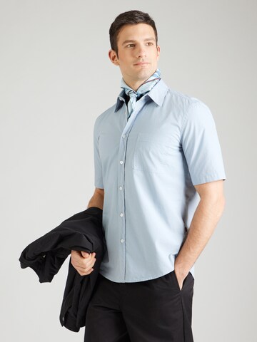 BOSS Regular fit Overhemd 'Relegant_6' in Blauw: voorkant