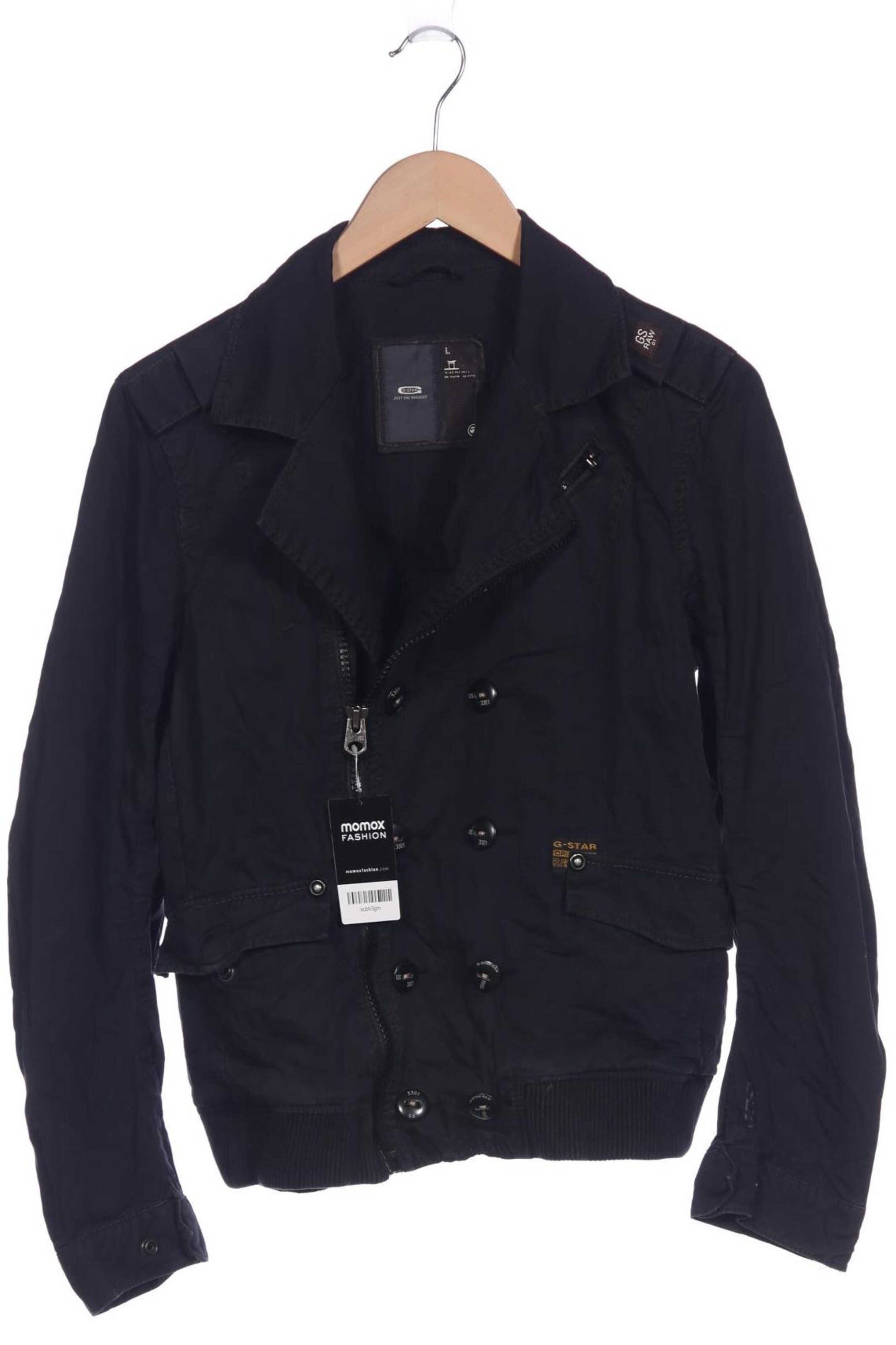 G-STAR Jacket & Coat in L in Black: front