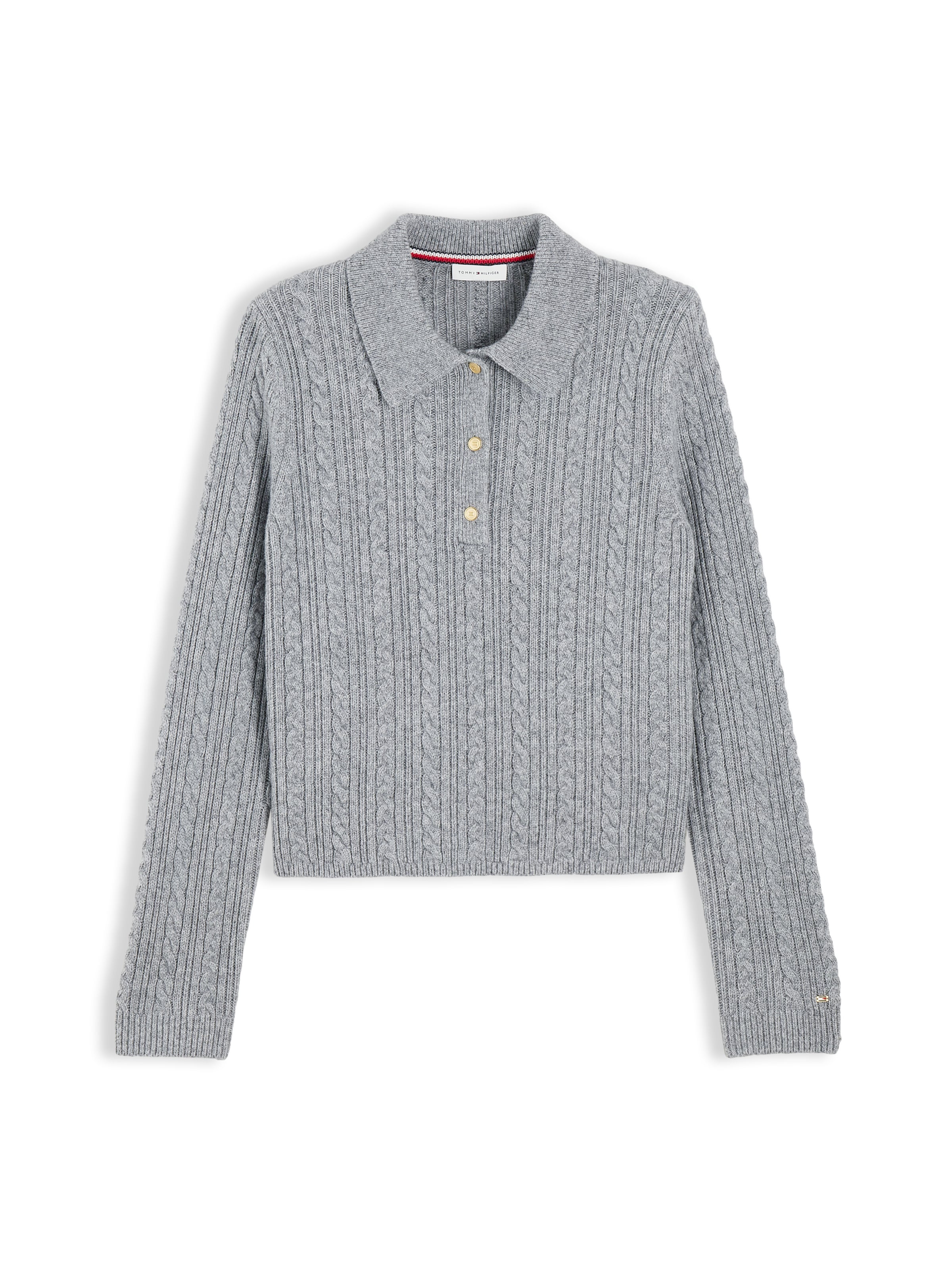 TOMMY HILFIGER Pullover in Grau: Vorderseite