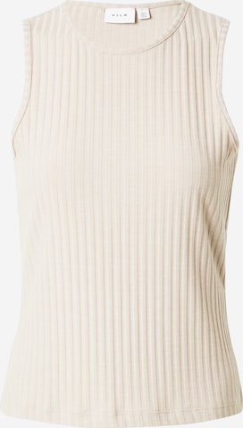 VILA Top 'RIBINI' in Beige: voorkant