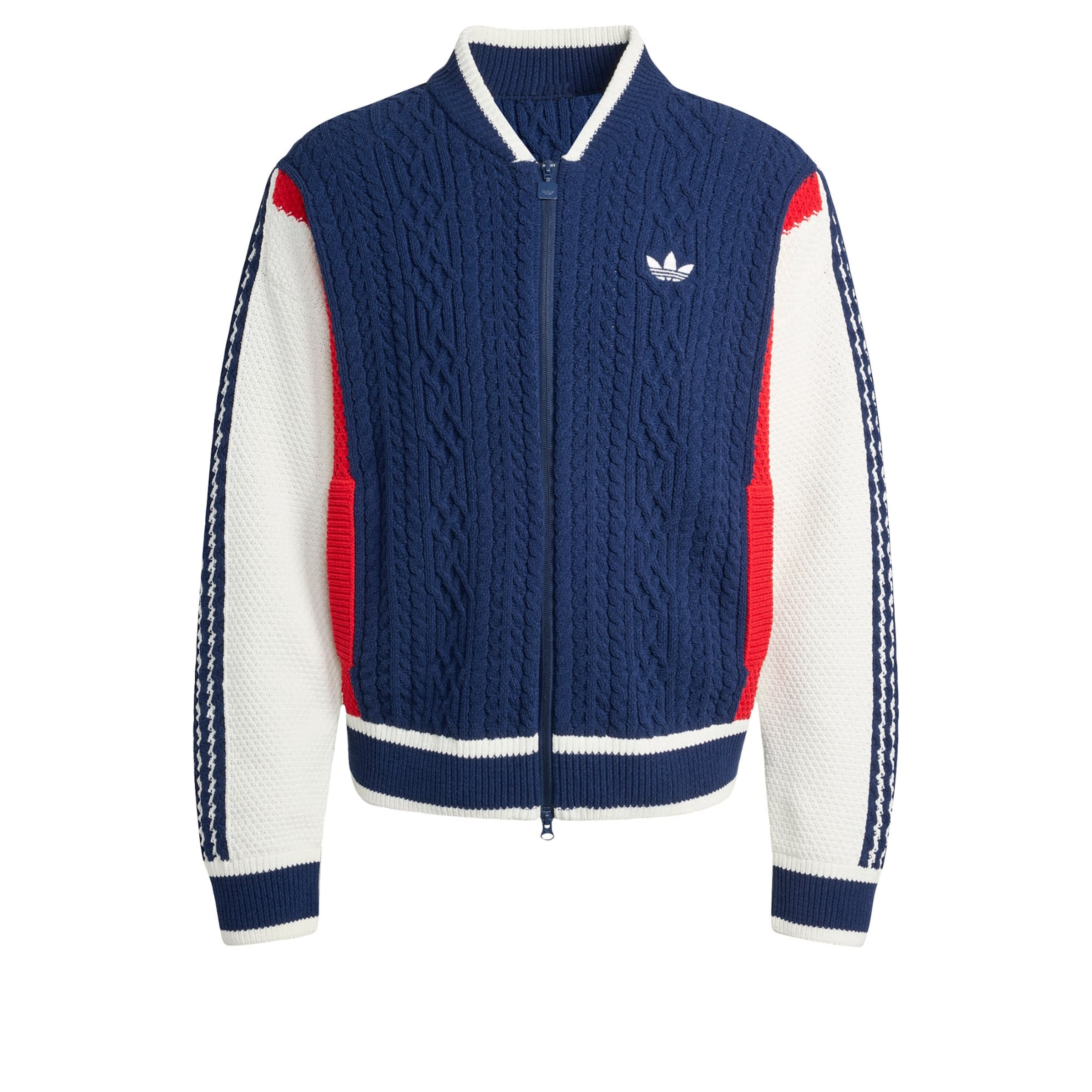 Vestes en maille ADIDAS ORIGINALS en bleu : devant