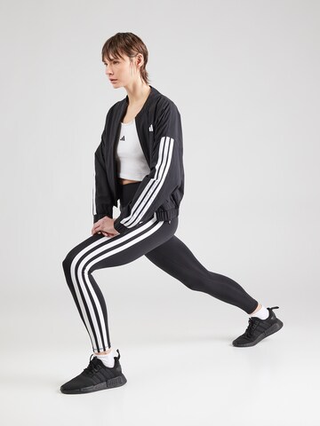 Skinny Pantalon de sport 'Optime Essentials' ADIDAS PERFORMANCE en noir