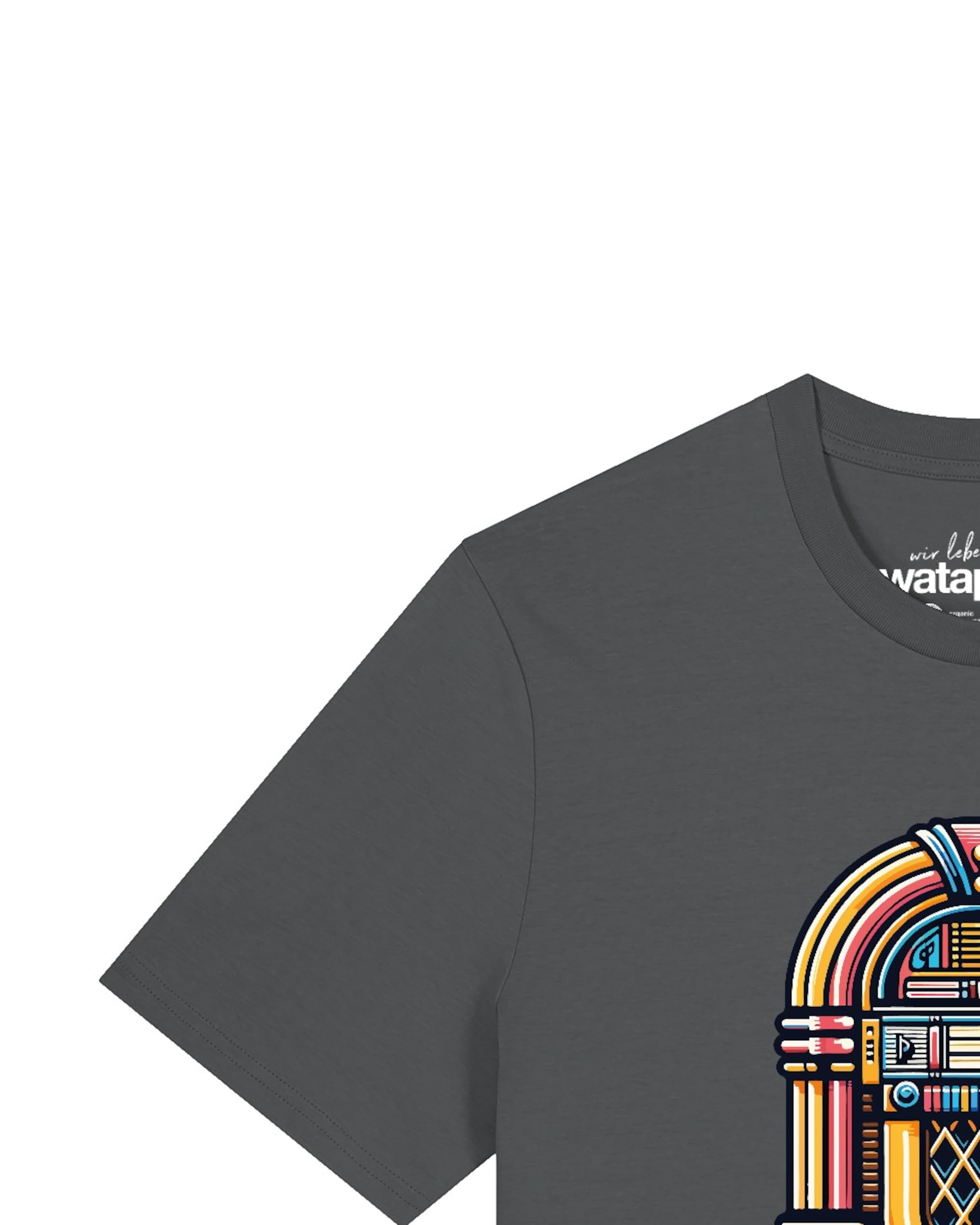 Watapparel Shirt 'Jukebox' in Grijs