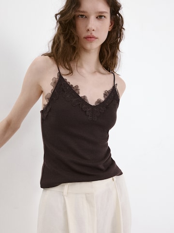 MANGO Top 'ROMA' - barna: elől