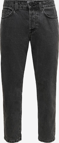 Only & Sons Regular Jeans 'Avi Beam' in Black: front