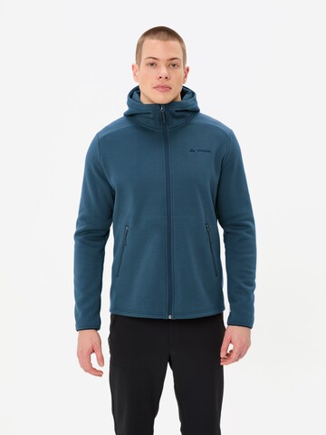 VAUDE Fleece jas 'Idris' in Blauw: voorkant