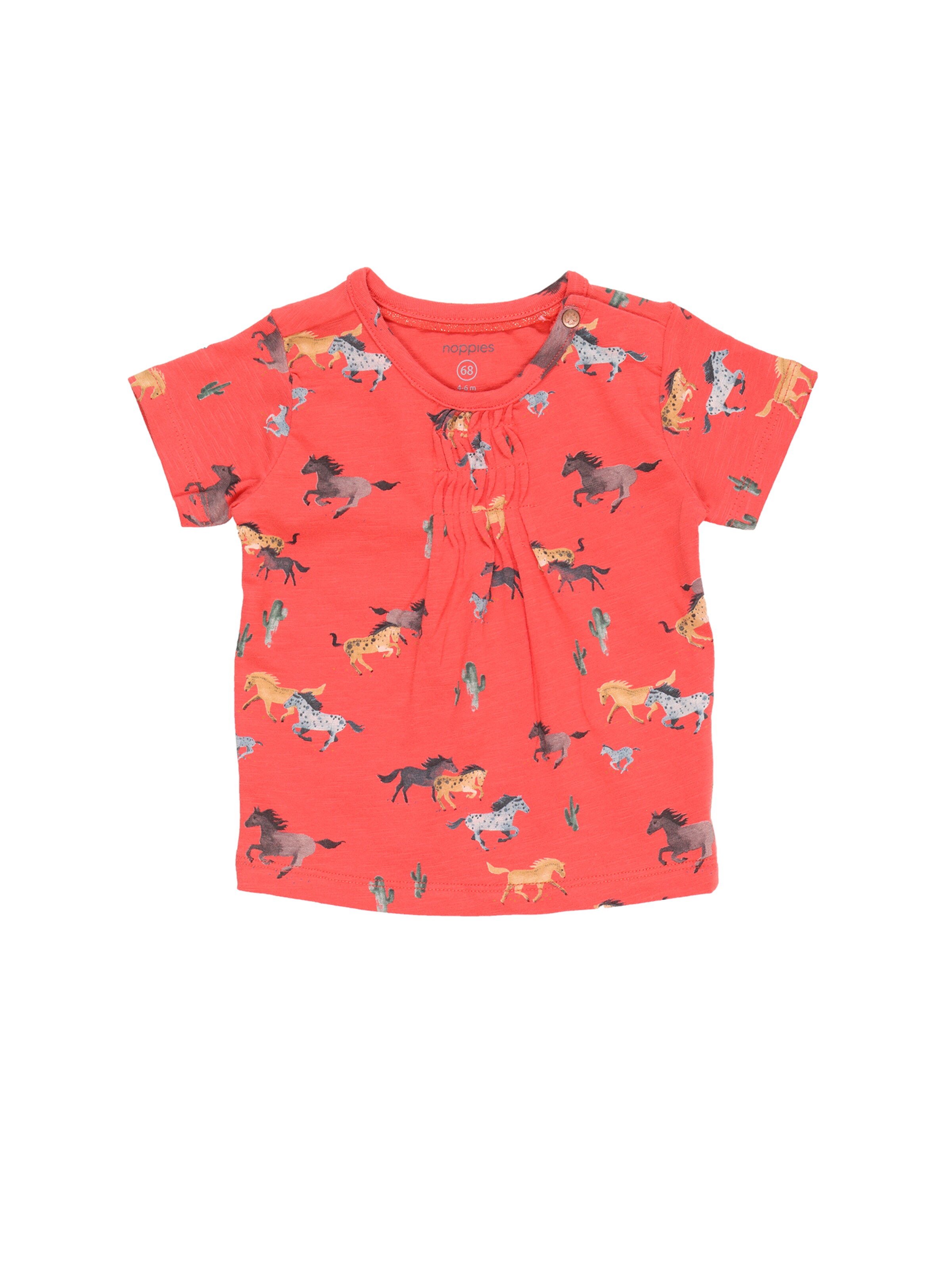 Noppies Футболка 'Mauer' в Красный: спереди