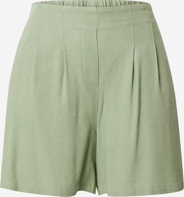 Pantaloni con pieghe 'JESMILO' di VERO MODA in verde: frontale