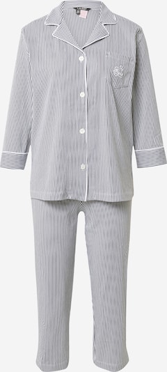 Lauren Ralph Lauren Pyjamas i mørkeblå / hvit, Produktvisning