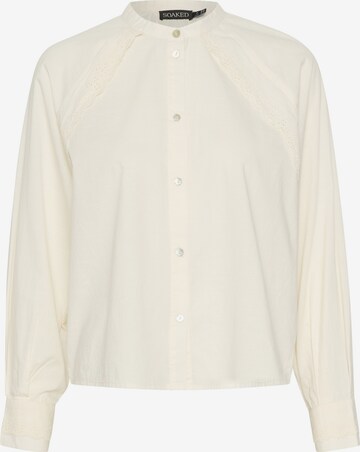 SOAKED IN LUXURY Bluse 'Annabella' i beige: forside