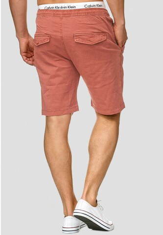 INDICODE JEANS Regular Shorts 'Kelowna' in Orange