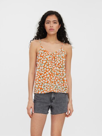 VERO MODA Top 'Olea' in Orange: predná strana