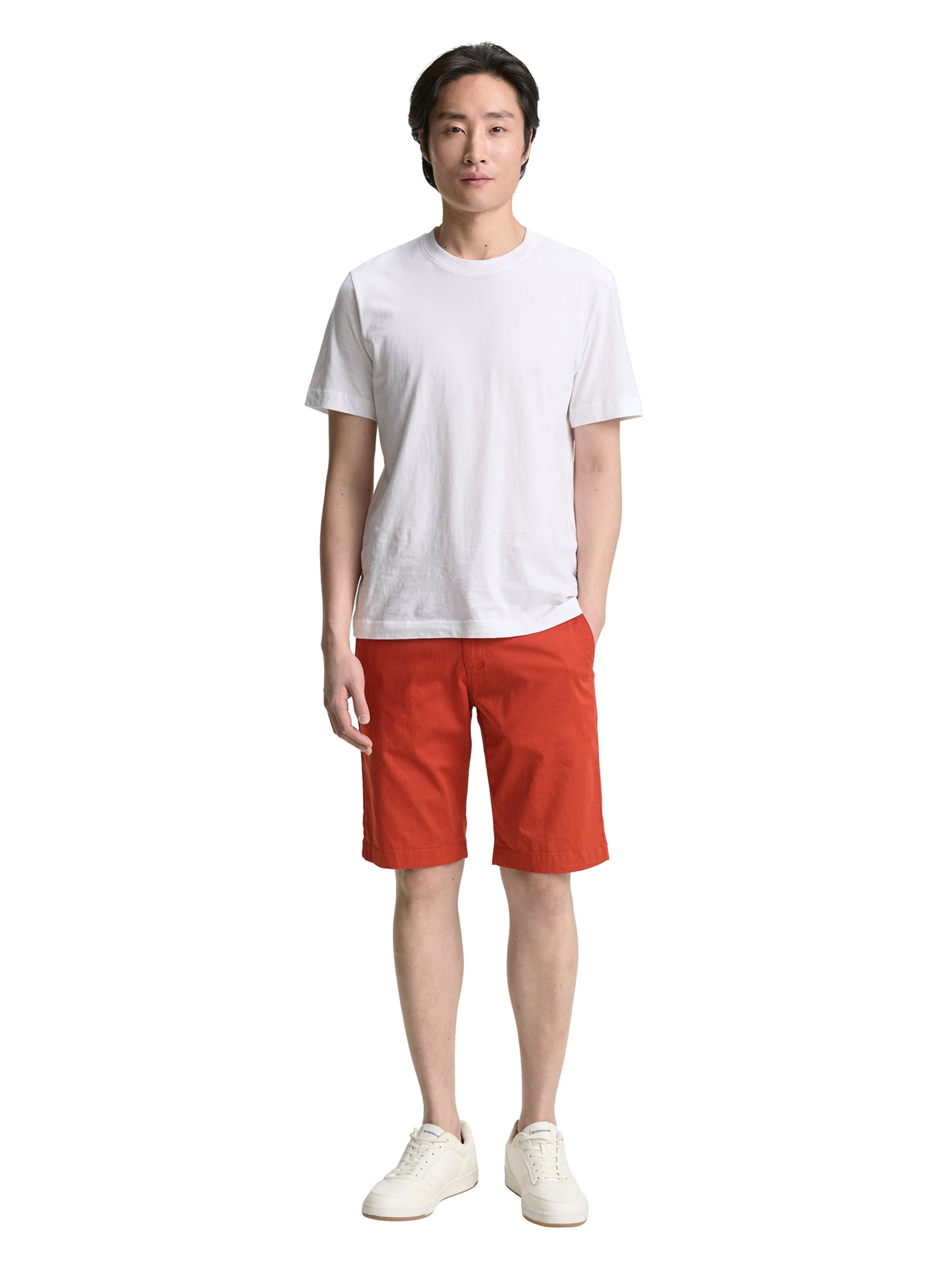 TOM TAILOR Обычный Брюки-чинос в Оранжевый