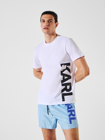 Maglietta di Karl Lagerfeld in bianco: frontale