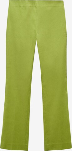 MANGO Broek 'Santori' in Groen: voorkant