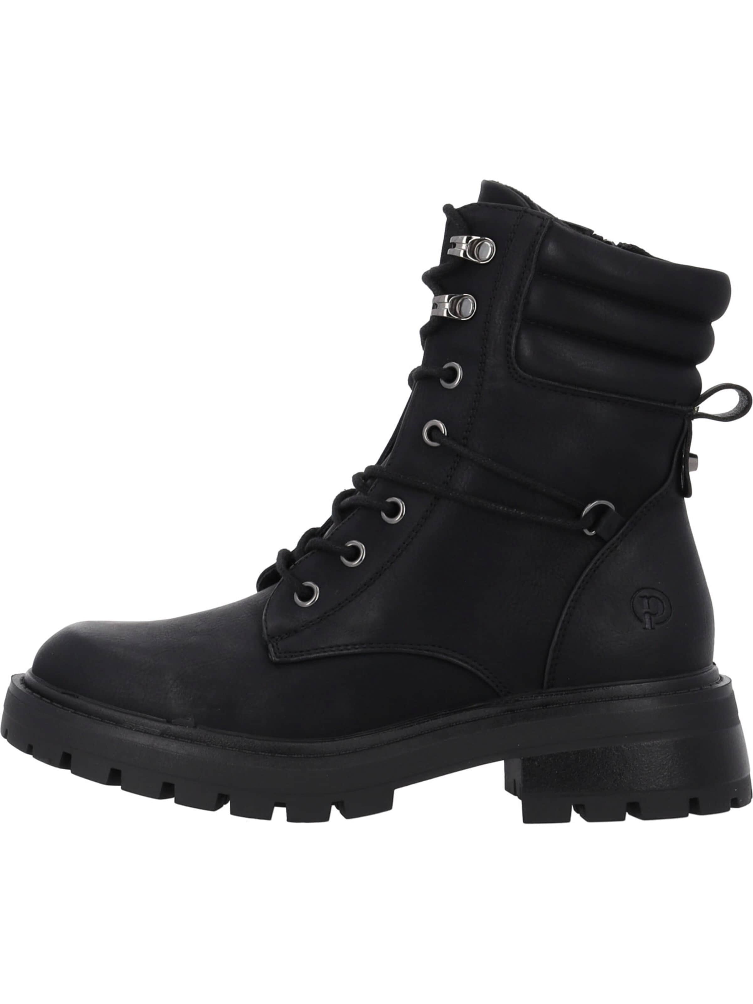 Palado Schnürstiefelette 'Palado Urilee'‌‌‌‌ in Schwarz