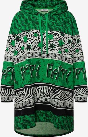 Sweat-shirt Angel of Style en vert : devant