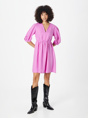 UNITED COLORS OF BENETTON Jurk in Roze: voorkant