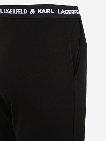 Karl Lagerfeld Pyžamové kalhoty – černá
