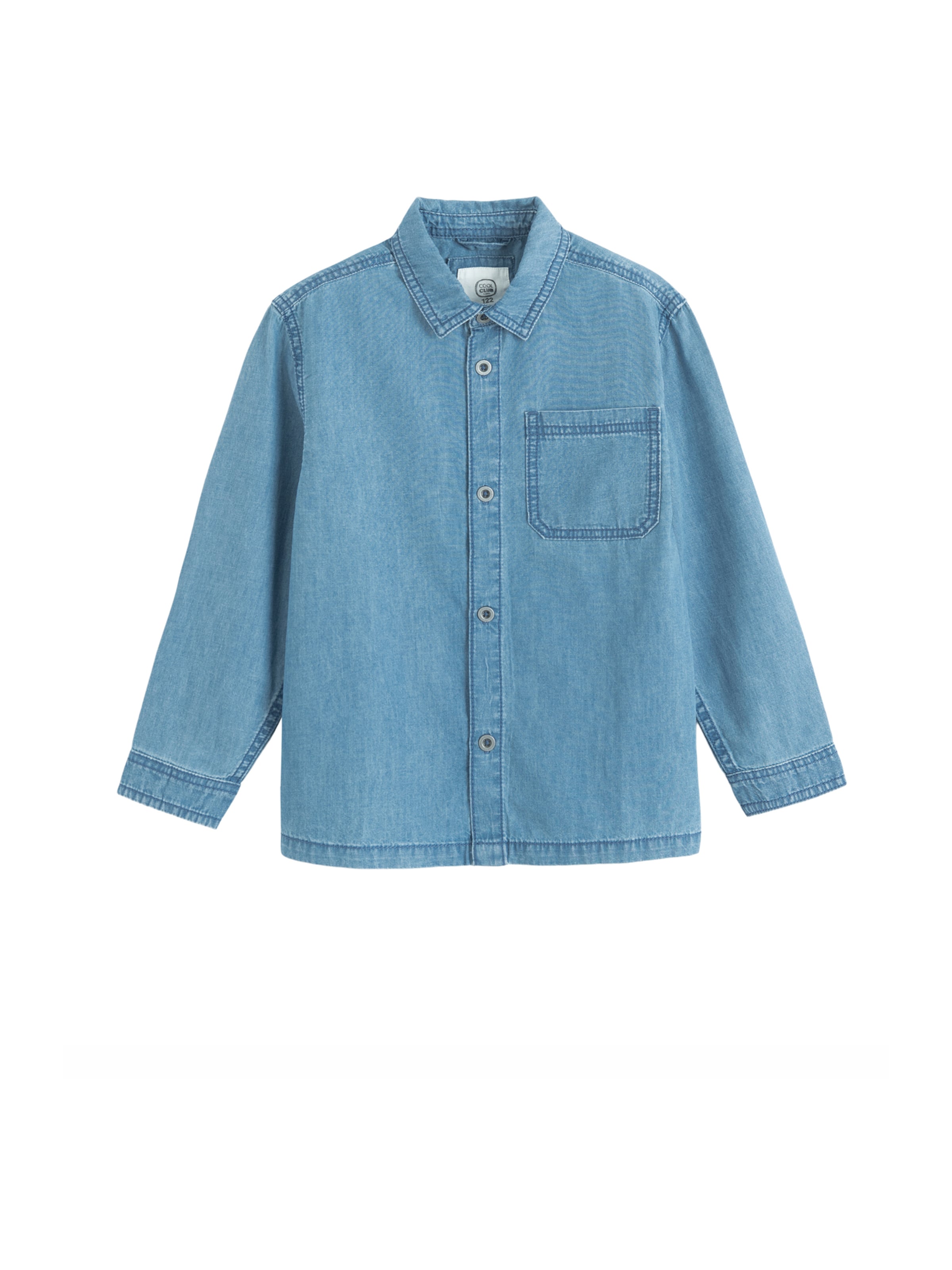 Coupe regular Chemise Cool Club en bleu : devant