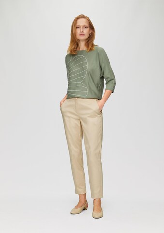 Effilé Pantalon à plis s.Oliver BLACK LABEL en beige