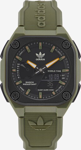 ADIDAS ORIGINALS Analog Watch in Green: front