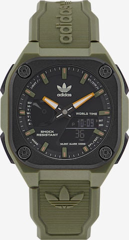 ADIDAS ORIGINALS Analog Watch in Green: front