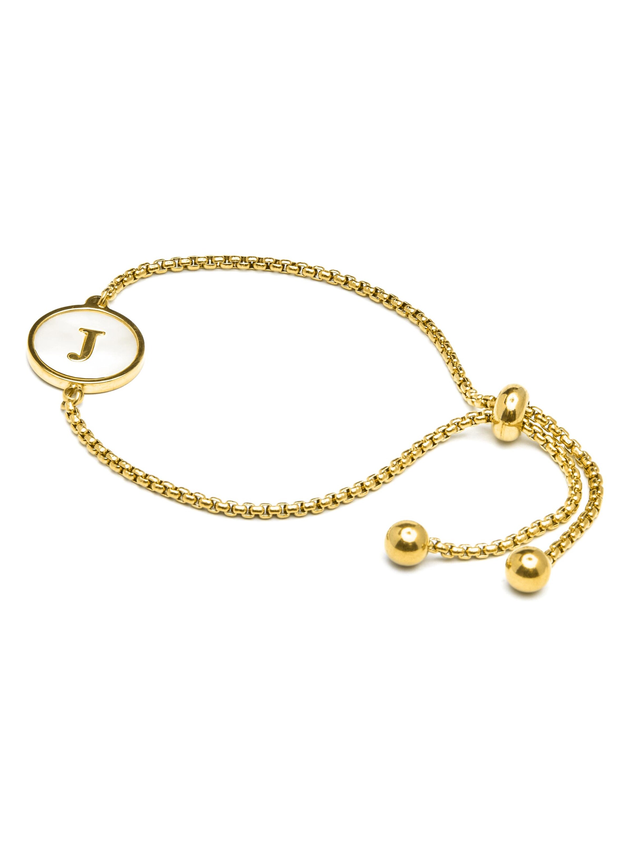 Luxenter Armbånd 'Alphabet' i guld