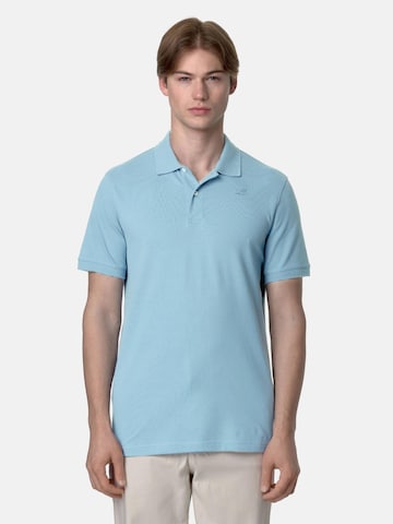 K-Way Shirt 'K-WAY AMEDEE PIQUE SLIM T-Shirt e Polo' in Blauw