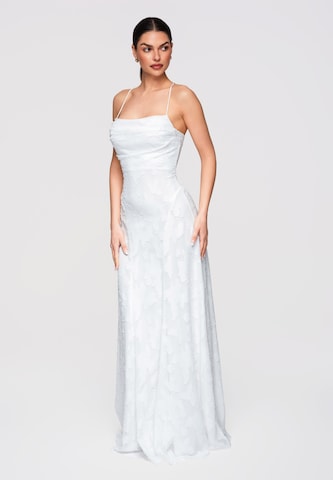 Ombre Evening dress 'LA-OM-DLR307' in White