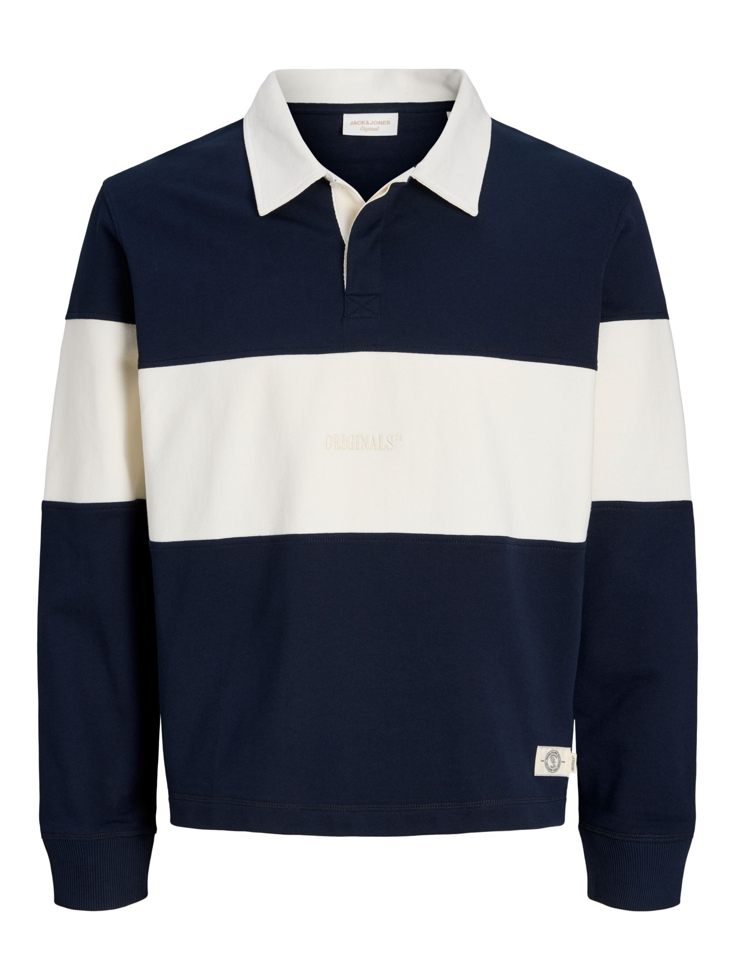 Sweat-shirt JACK & JONES en bleu : devant