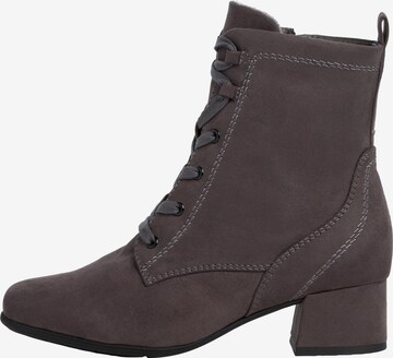 JANA Lace-Up Ankle Boots in Grey